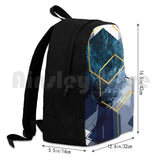 Abstract Landscape Outdoor Hiking Backpack Waterproof Camping Travel