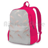 Rose Feather Pattern Outdoor Hiking Backpack