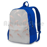 Rose Feather Pattern Outdoor Hiking Backpack