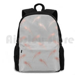 Rose Feather Pattern Outdoor Hiking Backpack