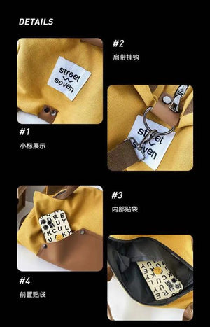 Canvas Travel Duffel Bag Unisex Backpack Multifunctional