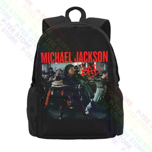 Michael Jackson Bad Backpack Gym Tote Bag