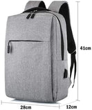 Anti Theft Laptop USB Backpack Rucksack Travel Daypack