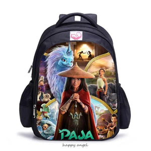 Raya Last Dragon Backpack Kids School Bags Boys Girls Teens Travel Knapsack
