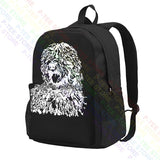 Spanish Water Dog Face Special Graphic Large Capacity Backpack