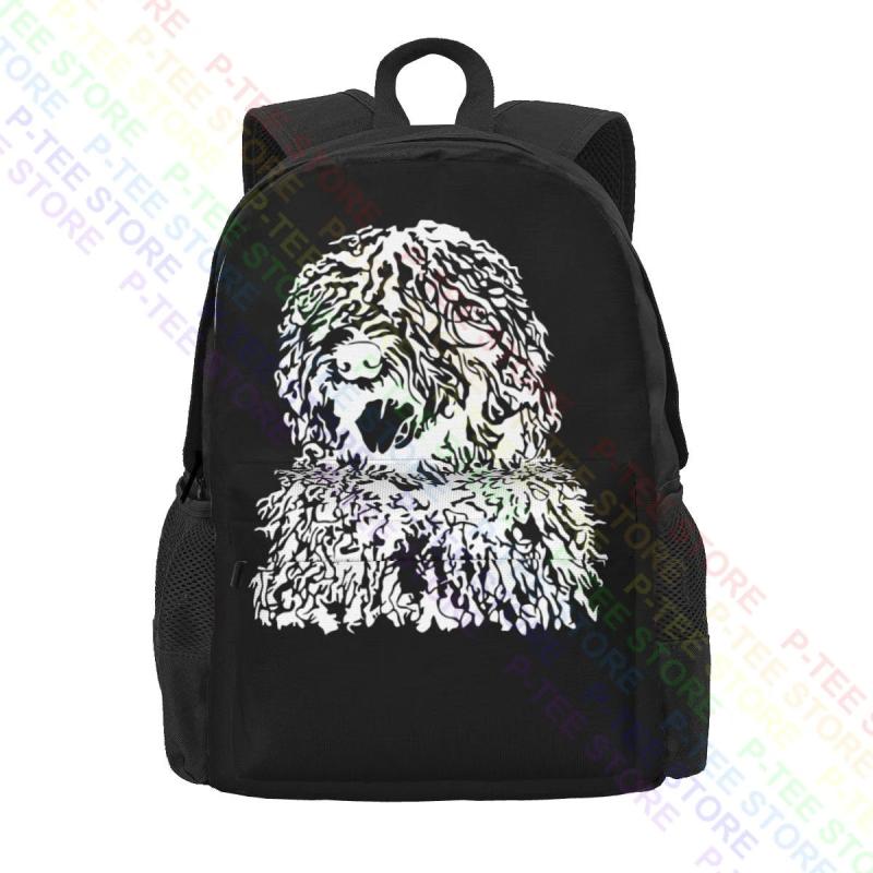 Spanish Water Dog Face Special Graphic Large Capacity Backpack
