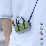 Checkered PU Leather Handbag Zipper Small Lady Shoulder Crossbody Bag