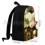 Vintage Floral Oil Painting Outdoor Hiking Backpack