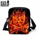 Skull Printing Crossbody Bag for Men