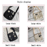 Canvas Women Bag Handbag Shopper High Girl Female Casual Harajuku Style