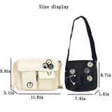 Canvas Women Bag Handbag Shopper High Girl Female Casual Harajuku Style