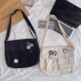 Canvas Women Bag Handbag Shopper High Girl Female Casual Harajuku Style