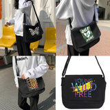 Large Capacity Crossbody Bag Canvas Shoulder Messenger Bag