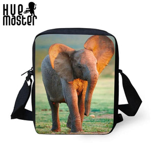 Elephant Pattern Mini Messenger Bag