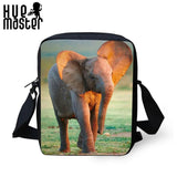 Elephant Pattern Mini Messenger Bag