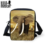 Elephant Pattern Mini Messenger Bag