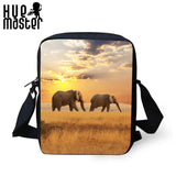 Elephant Pattern Mini Messenger Bag