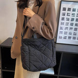 Women's High-Capacity Tote Bag Students' School Shoulder Bags Autumn And Winter