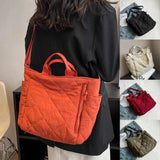 Women's High-Capacity Tote Bag Students' School Shoulder Bags Autumn And Winter