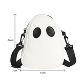 Ghost Funny Leather Shoulder Bag Devil Messenger Handbags Small Casual Satchel B