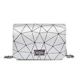 Versatile Texture Small Bag with Chain Lock