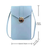 Women's Shoulder Bag Handbags Touch Screen Cell Phone Case Teeth Printed