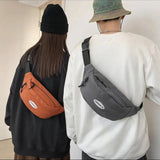 Japanese Ins Style Retro Casual Messenger Bag Chest Bag