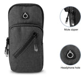 Running Arm Band Bag Zipper for Outdoor Gym, Mobile Phone Holder