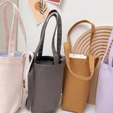 Portable Water Bottle Bag Coffee Bottle Holder Shoulder Bag