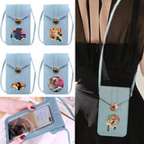 Anime Cat Print Women's Crossbody Shoulder Bag