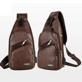 Canvas Chest Bag Anti Theft Crossbody Bags