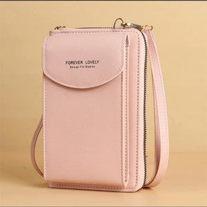 Universal Mobile Phone Bag Letter Print Women Wallet