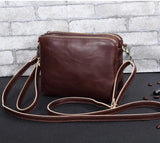 Vintage Brown Men's Small Flap Bag