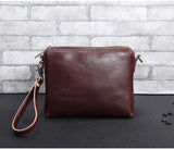 Vintage Brown Men's Small Flap Bag