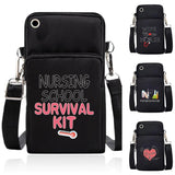 Waterproof Mini Shoulder Bag Mobile Phone Bag Handbag Wrist Pouch Wallet