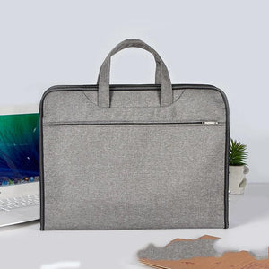 Large Capacity Briefcase A4 File Folder Business Paper Bag