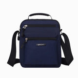 Men's Zipper Shoulder Bag Nylon Briefcase Messenger Bag