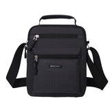 Men's Zipper Shoulder Bag Nylon Briefcase Messenger Bag