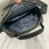 Men's Zipper Shoulder Bag Nylon Briefcase Messenger Bag