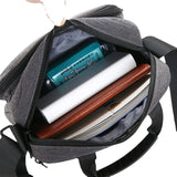 Men's Canvas Briefcase Large Messenger Bag