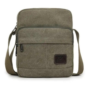 Canvas Messenger Bag Men's Shoulder Briefcase