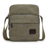 Canvas Messenger Bag Men's Shoulder Briefcase