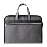 High Capacity Men's Briefcase Zipper Bag