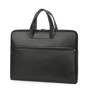 Men's Business Laptop Bag PU Leather Briefcase 15.6 inch Shoulder Handbag