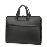 Men's Business Laptop Bag PU Leather Briefcase 15.6 inch Shoulder Handbag