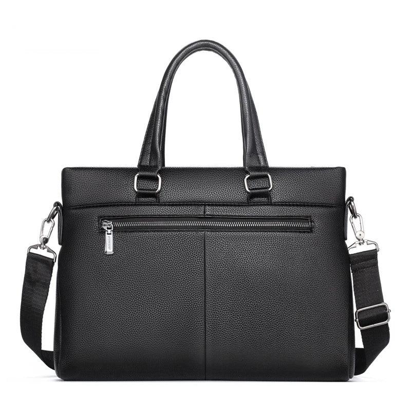 Leather Briefcase Laptop Bag Office Bag for Men Computer Shoulder Bag