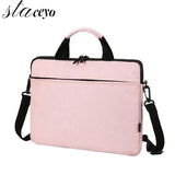 13 14 15 Inch Laptop Bag Sleeve Handbag - Solid Laptop Shoulder Bag