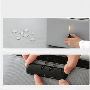 Window Pattern Organizer Briefcase Waterproof Bag