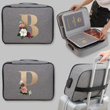 Waterproof Lockbox Folder Office Document Storage Handbag