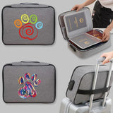 Document Storage Tote Lockbox Folder Password Lock Privacy Handbags